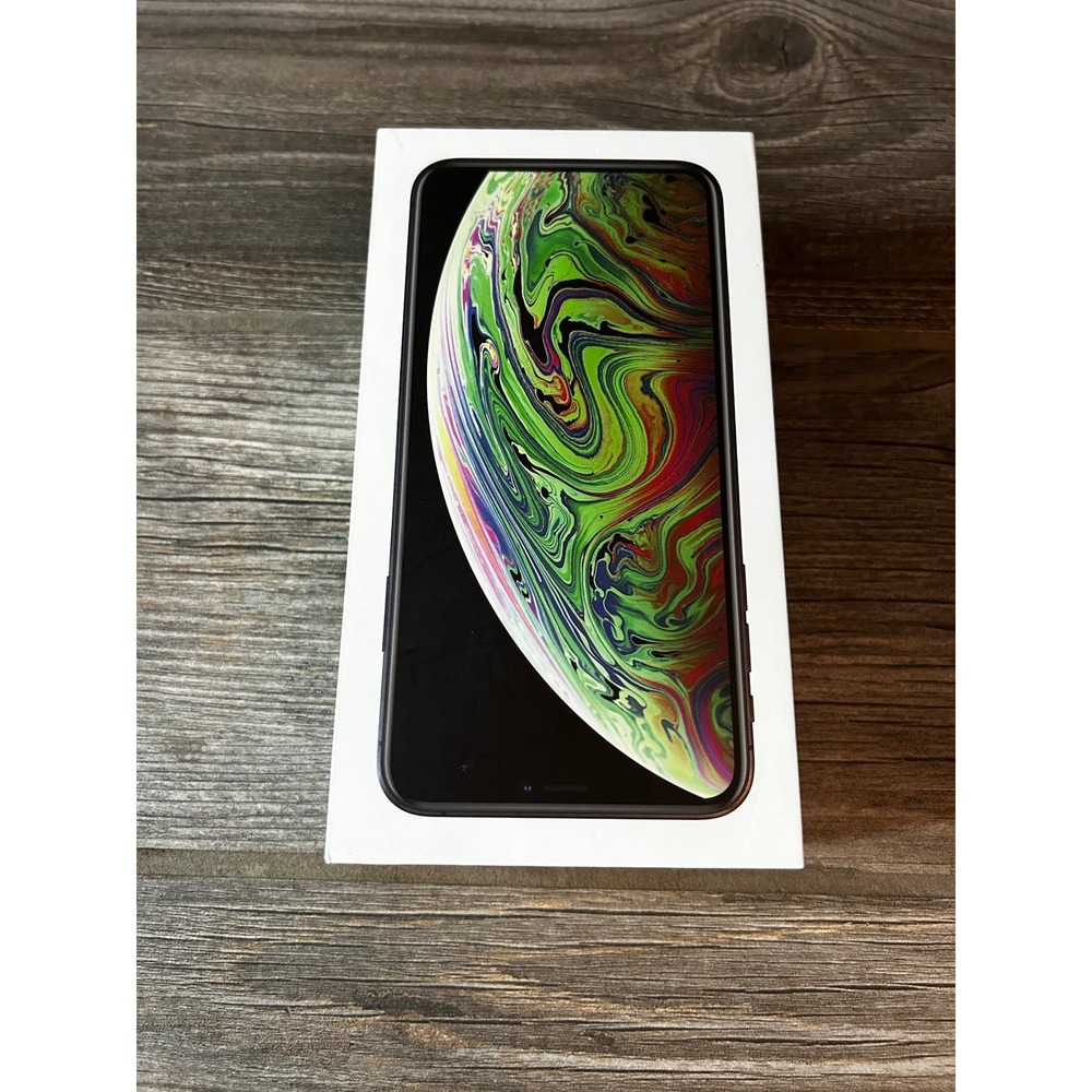 Apple iPhone XS Max Space Gray Unlocked 64GB BOX ONLY with Manual
